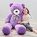 MaoGoLan Giant Purple Teddy Bear 55 Life Size Huge Plush Massive Stuffed Animals for Girlfriend Kids Boyfriend - Image 4