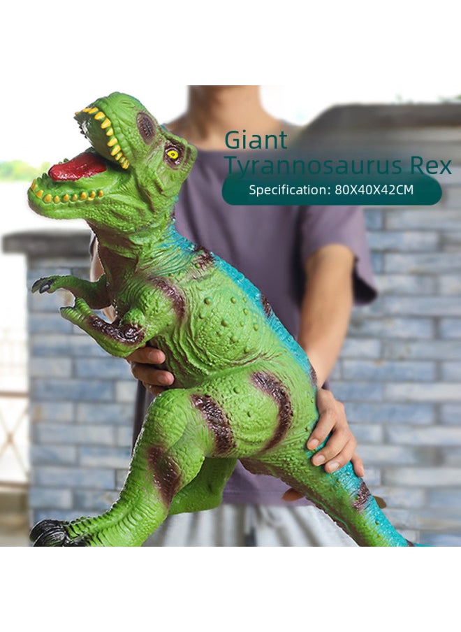 null - Giant Soft Silicone Dinosaur Toy Direct From Manufacturer Super Size Fossil Model Riding Dragon Supply For Motorcyc-Color:Bright Horn Dragon-Specifications:498 Story Lights Edition - Image 1