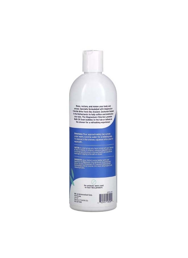 Life-flo - Magnesium Bath Oil Soak Lavender 16 fl oz 473 ml - Image 1