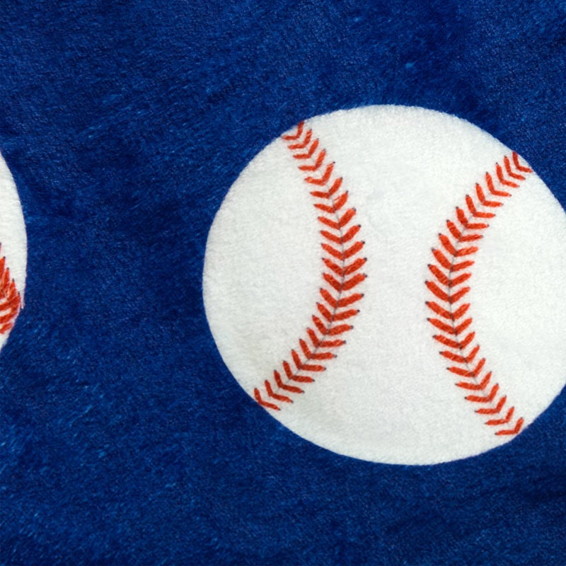Sviuse Baseball Blanket Blue Baseballs Gifts for Boys Teenagers Men Soft Plush Sport Blankets for Baseball Lover All Season Couch Bed Sofa Home Decor (50"x60", Blue Baseball) - Image 5