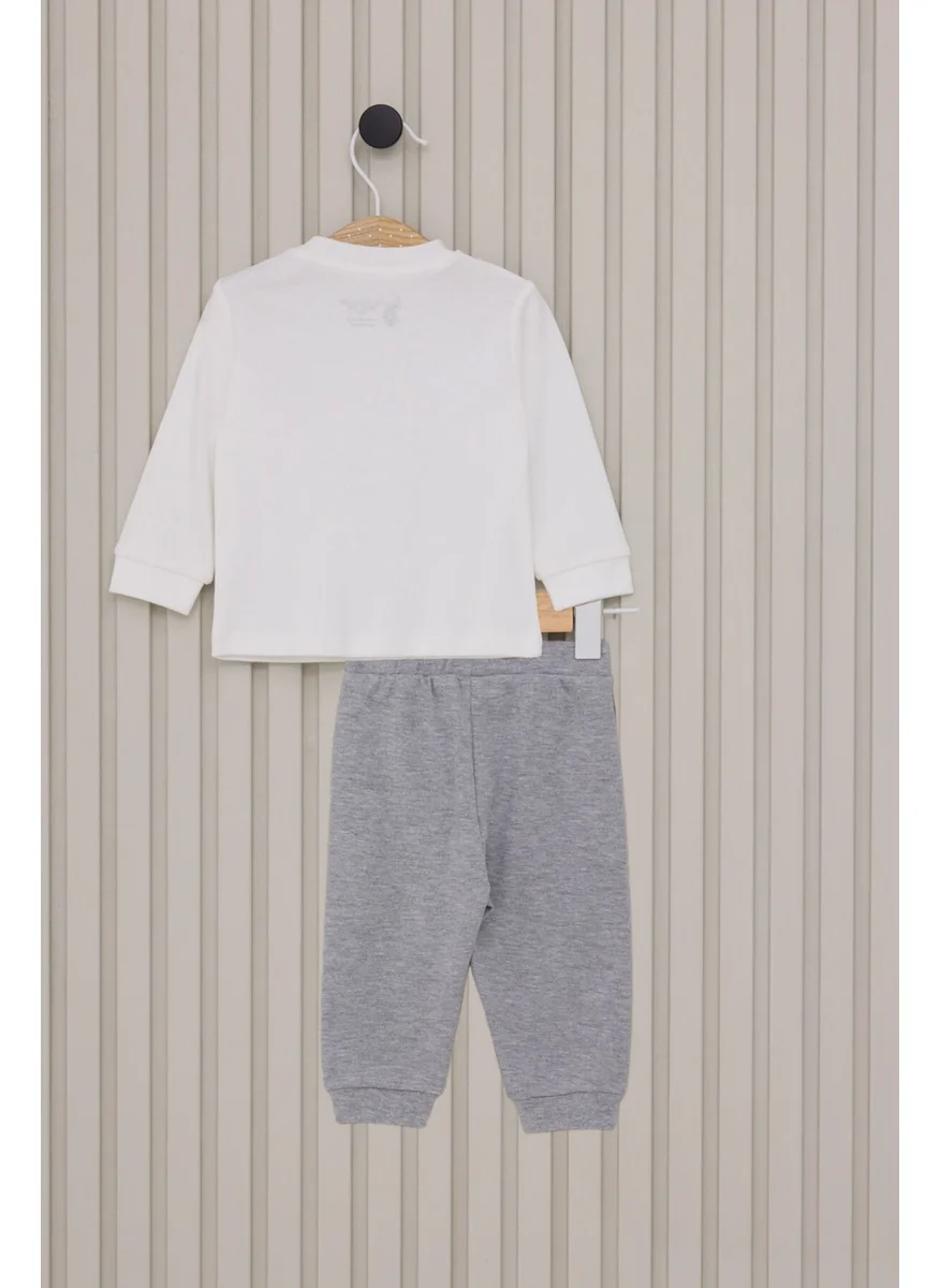 U.S. Polo Assn. Us Polo Baby Boy 2-Piece Set Cream