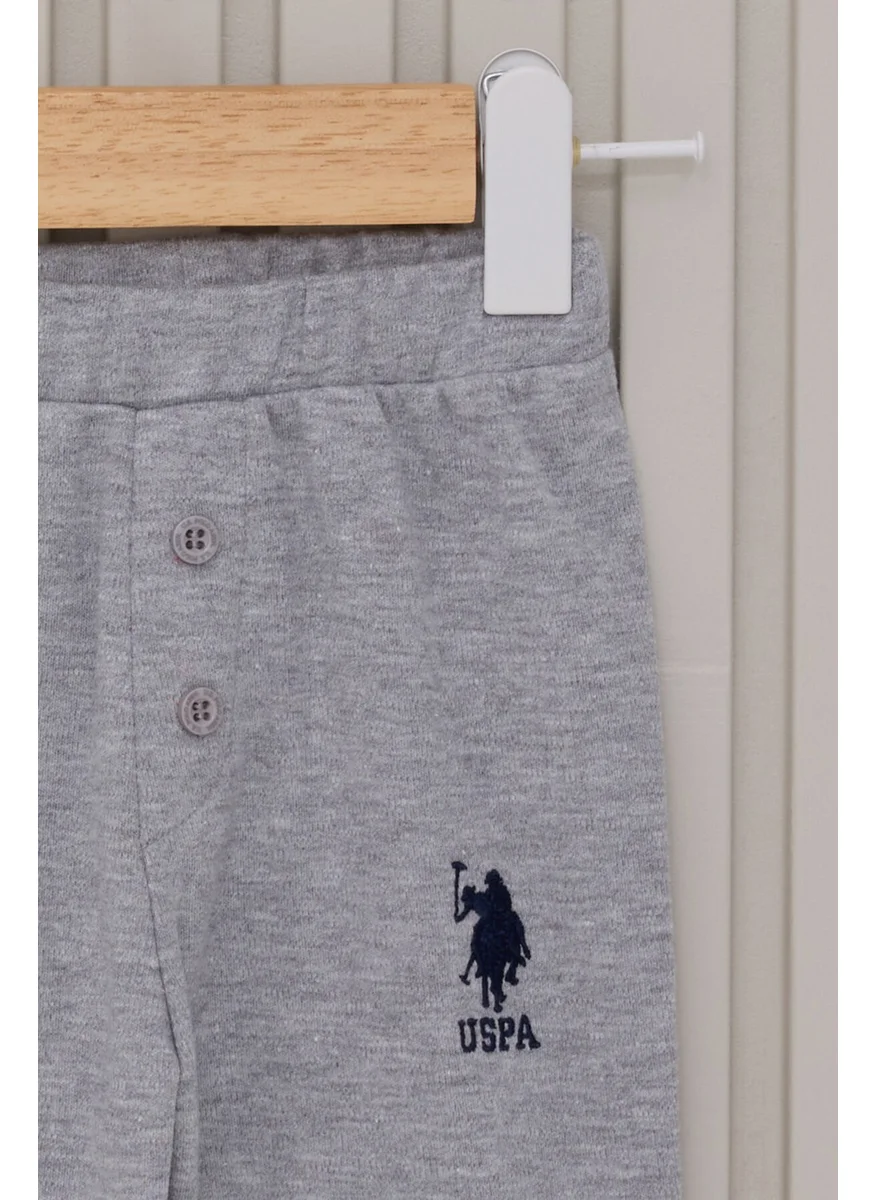 U.S. Polo Assn. Us Polo Baby Boy 2-Piece Set Cream