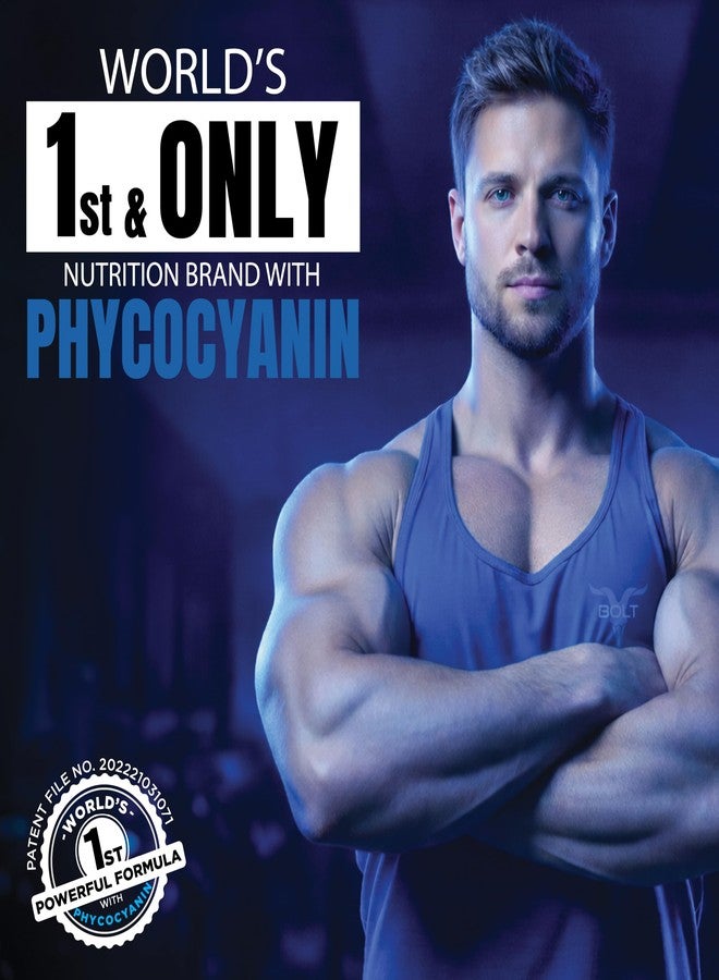 Bolt Micronised Creatine Monohydrate 3000 Powder|With Phycocyanine|Boosts Athletic Performance|Provides Energy Support For Heavy Workout|Formulated In Usa| 250 grams (0.55Lb),83 Serving|Unflavored - Image 2