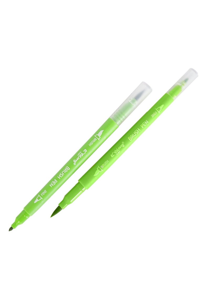 YALONG Yalong-two-sided with brush And Felt-tip pens 24 colors  - Image 3