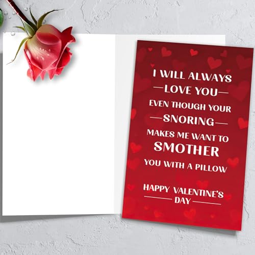 HEJOYN Valentines Day Gifts for Him, Valentines Day Card Gift for Husband Men, Funny Valentine's Day Card for Him, Mens Valentines Day Gifts - Image 2