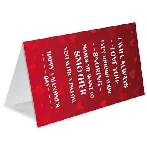 HEJOYN Valentines Day Gifts for Him, Valentines Day Card Gift for Husband Men, Funny Valentine's Day Card for Him, Mens Valentines Day Gifts - Image 5