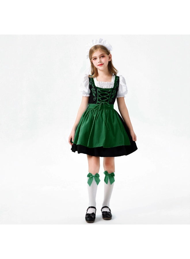 general German children's clothing, princess dress clothing for girls, children's beer festival clothing, traditional clothing for girls, clothing for girls aged 2 to 12 - Image 2
