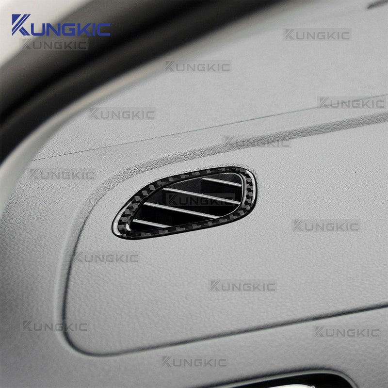 ملصق ألياف كربون لجانب مخرج هواء لوحة القيادة لسيارة فولكس فاجن بولو MK5 6R 6C موديلات 2010 2011 2012 2013 2014 2015 2016 2017 - Image 5
