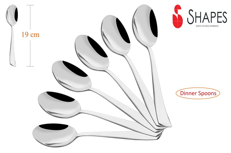 SHAPES Artic Premium Silver Stainless Steel Cutlery Set - 18 Pieces with Gift Box| Rust-Resistant, Dishwasher Safe, Elegant Design | Ideal for Home and Restaurant - Image 5