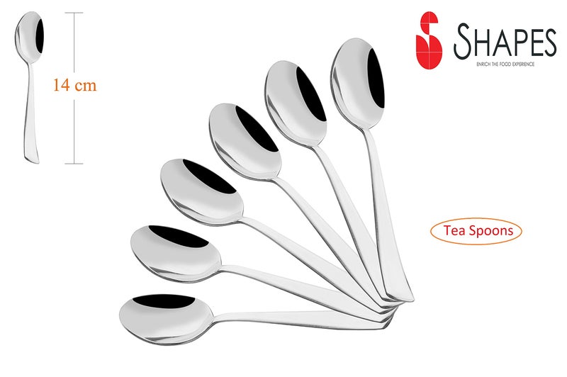 SHAPES Artic Premium Silver Stainless Steel Cutlery Set - 18 Pieces with Gift Box| Rust-Resistant, Dishwasher Safe, Elegant Design | Ideal for Home and Restaurant - Image 3