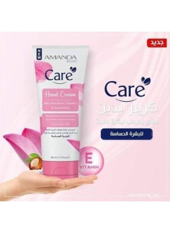 Hand Cream With Shea Buter Pink 80ml