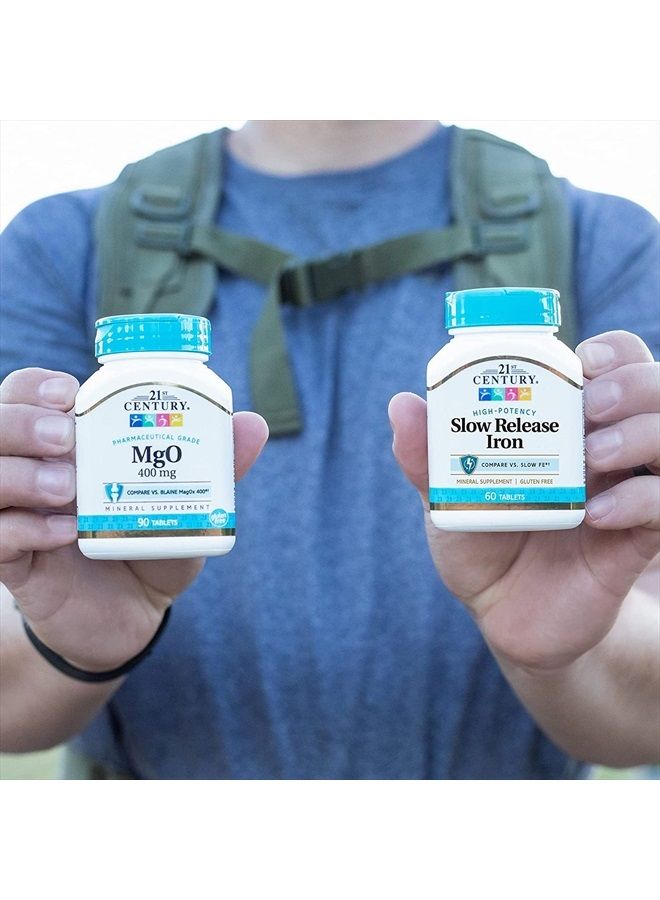 21st Century أقراص الحديد بطيئة الإطلاق، 60 قرصًا (عبوة من 3 قطع) - قد تختلف العبوة - Image 3