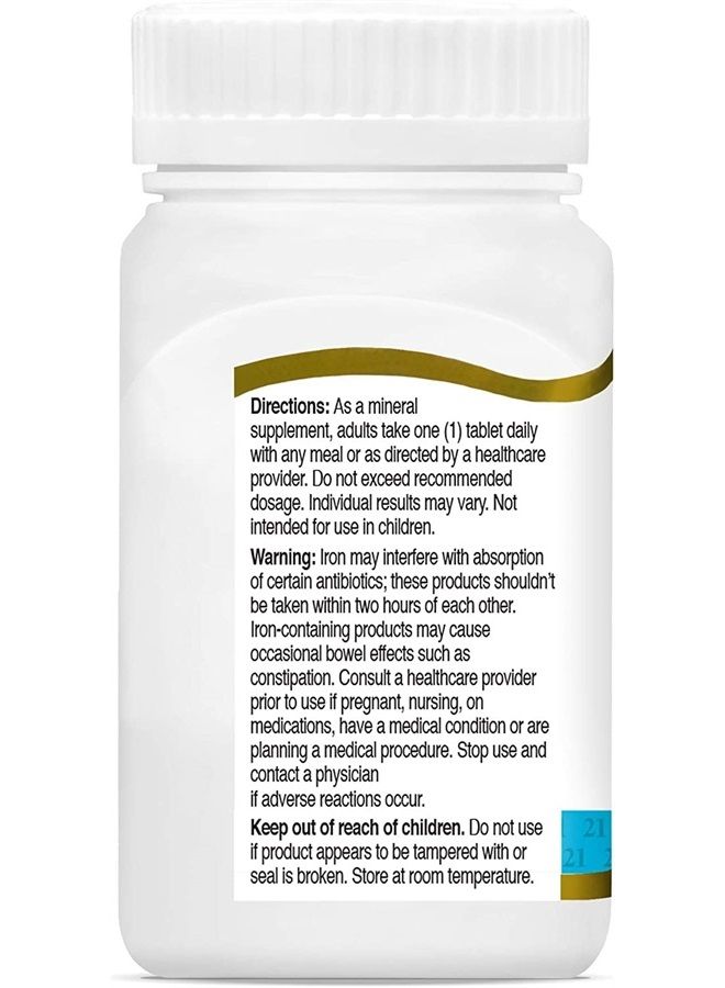 21st Century أقراص الحديد بطيئة الإطلاق، 60 قرصًا (عبوة من 3 قطع) - قد تختلف العبوة - Image 5