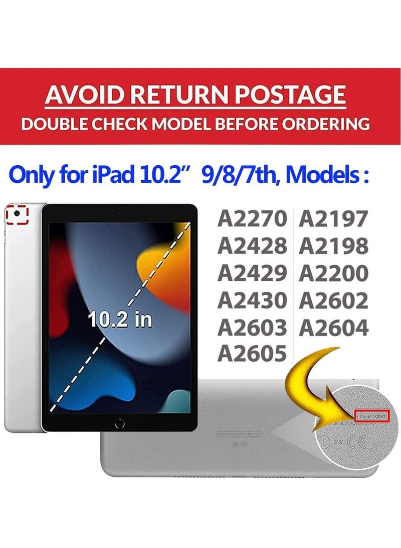 ELTRAZONE iPad 9th/8th/7th Generation Kids Case - Cute Butterfly Shockproof EVA Foam Super Protection Stand Cover for iPad 10.2" (2021, 2020, 2019) and iPad Air 3/Pro 10.5" - Orange - Image 2