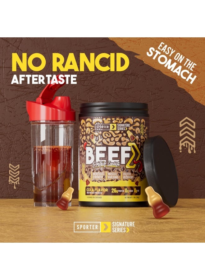 سبورتر بروتين لحم بقري معزول بنكهة الكولا، ٥٤٠ غرام | مسحوق بروتين لحم بقري مُحلل غني بالأحماض الأمينية ومحتوى عالٍ من البروتين - Image 3