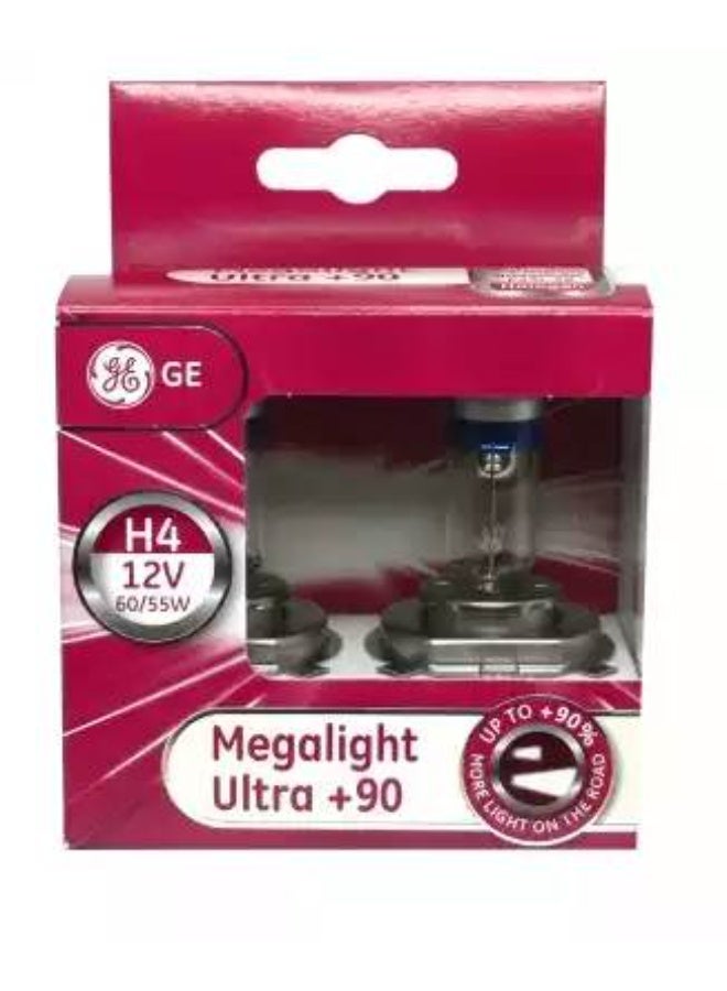 جي إي لمبة TU 50440SXU H4 MEGALULTRA SV 12V GE2 MIH (طقم من 2 قطعة)   -  93013070 - Image 2