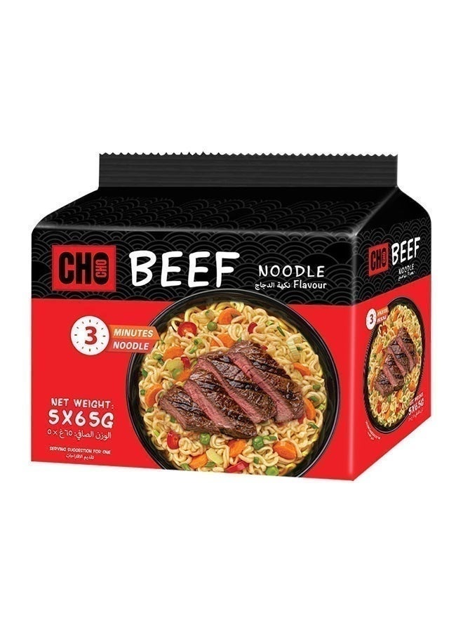 CHOCHO Beef Noodles, Pack Of 5, China