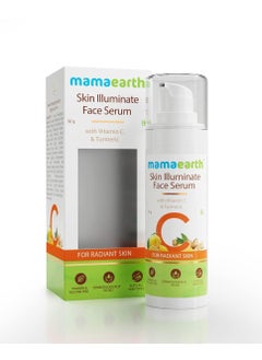 Mamaearth Mamaearth Skin Illuminate Vitamin C Face Serum For Glowing and Radiant Skin with High Potency Vitamin C & Turmeric For Men and Women (30GM)  - Image 1