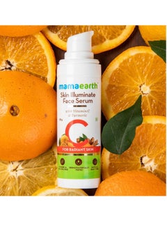 Mamaearth Mamaearth Skin Illuminate Vitamin C Face Serum For Glowing and Radiant Skin with High Potency Vitamin C & Turmeric For Men and Women (30GM)  - Image 2
