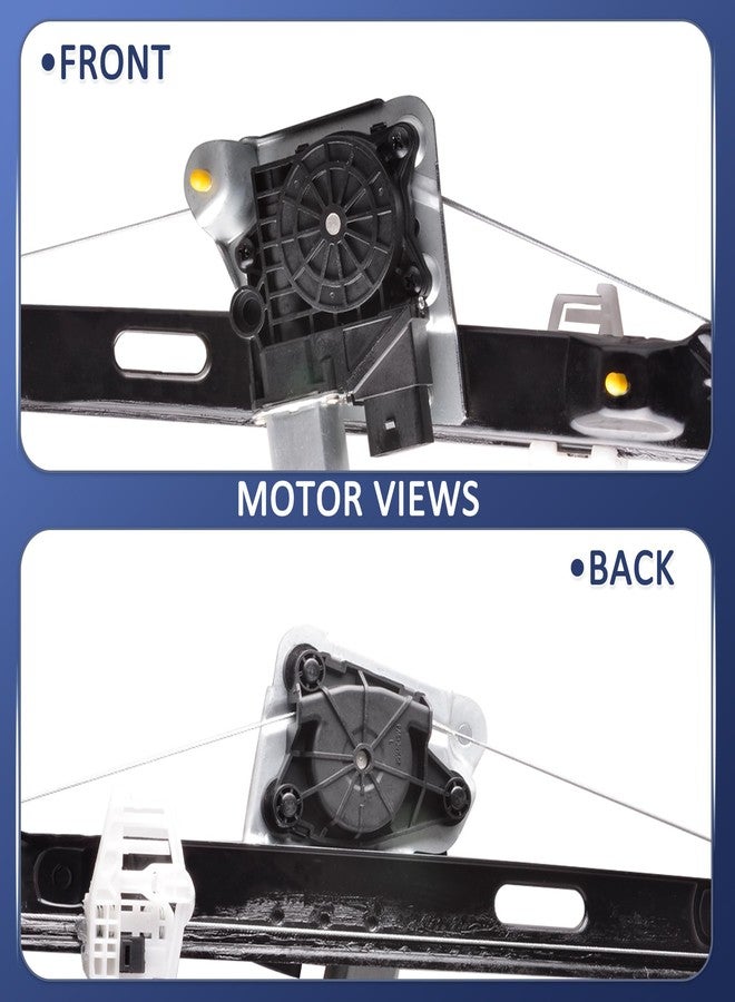 Predep Rear Left Driver Side Power Window Regulator with Motor Assembly Compatible for BMW 3 Series 323i 325i 328i 330i 335i M3 2006-2012 Replacement 748-468 - Image 3
