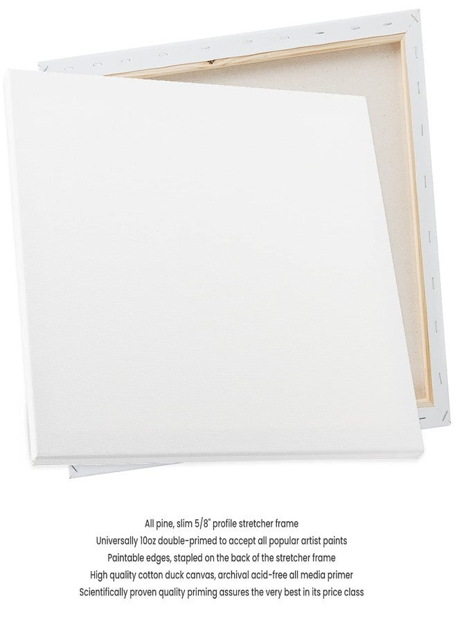 Creative Inspirations 11x14 Stretched Canvas Super Value 5 Packs - Artist Quality, Low Cost Canvas, Cotton Duck, Acid Free, Archival, Accepts All Paints, Double-Primed 10oz, Paintable Edges - Image 5