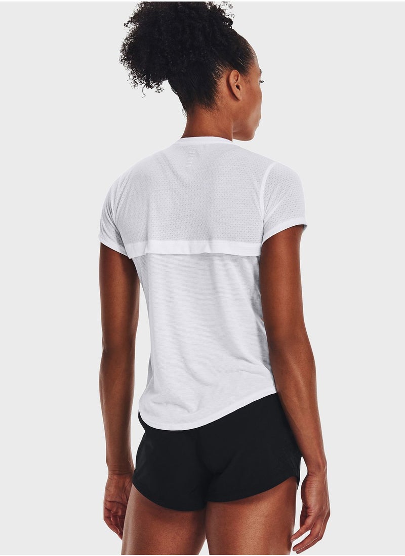 UNDER ARMOUR - Streaker Logo T-Shirt - Image 1