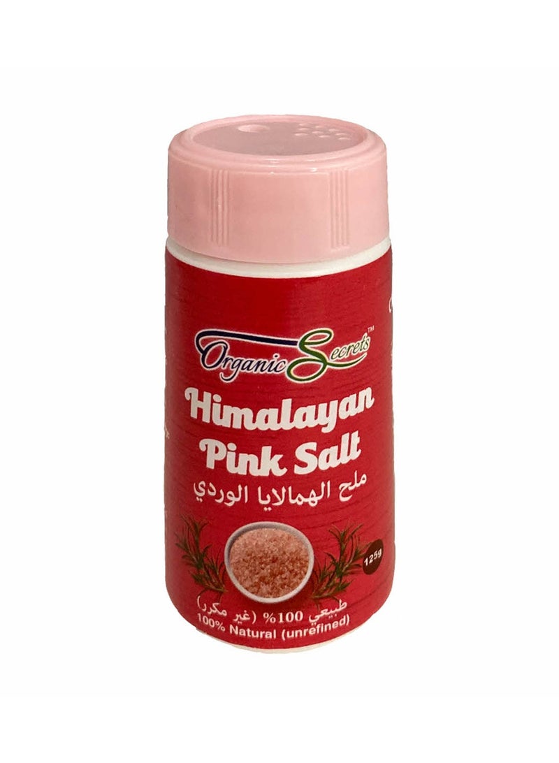 Organic Secrets Himalayan Pink Salt Fine by Organic Secrets - 125G Shaker