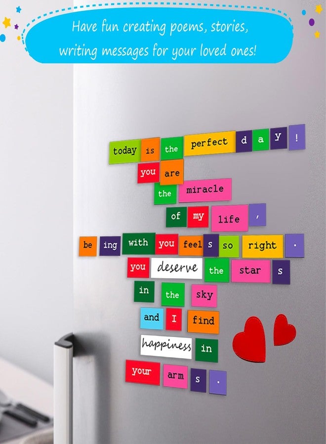 Simply magic 1138 PCS Colorful & Complete Poetry Magnets Kit, Word Magnet for Fridge, Poem Magnet, Magnetic Words for Fridge, Sentence Building, Poetry Tiles Magnets, Create Poems, Conversations - Simply Magic - Image 5
