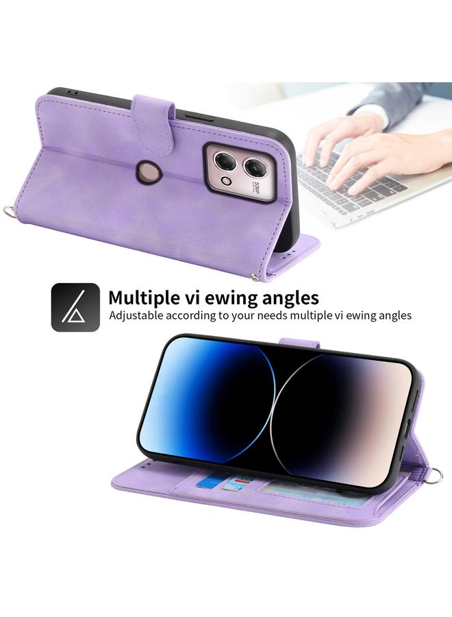 إيروريكس جراب لهاتف Motorola Moto G Stylus 4G 2023، جراب محفظة جلدي منقوش عليه زهور - Image 4