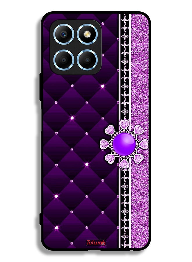 Tolwak Honor X8 5G Protective Case Cover Glitter Hearts - Image 2