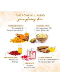 WOW Skin Science Ubtan Foaming Face Wash | Built In Brush For Deep Cleansing | Turmeric & Saffron | All Skin Types | Bright, Clear Skin | Paraben & Sulphates Free| Face Wash For Women & Men | 150 Ml  - Image 4