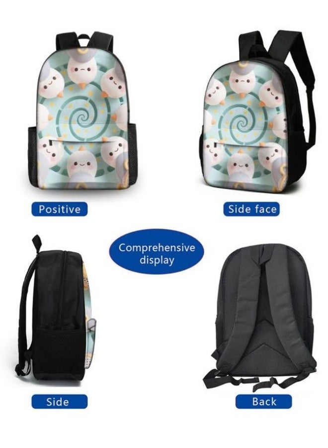Bright Li Fire [Hot New Product] Cute Cartoon Bag Set | Shoulder + Handbag + Pencil Bag Three-piece Set | Essential for Children and Students Outdoors - 49  - Image 3