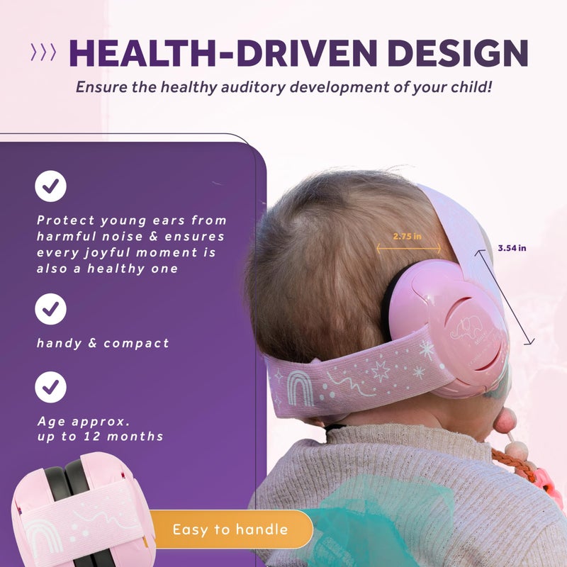 Schallwerk Â® Mini+ Baby Ear Muffs â€“ Infant Noise Cancelling Headphones, Toddler Ear Protection, Baby Headphones for Noise - Image 5