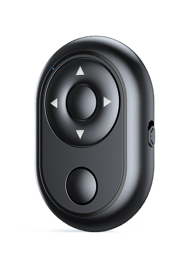 Mobile Phone Bluetooth Remote Control Camera Controller Trembles Artifact Universal Page Turning Selfie Lazy E-book Shutter-Color:Shake Tone Remote Control [black] Pp Bag Instructions