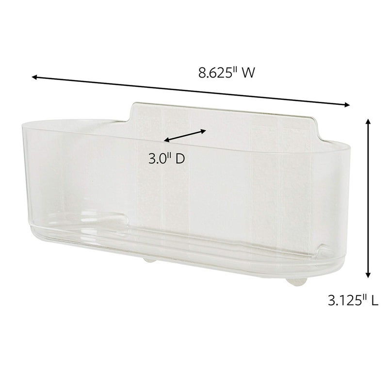 Command Large Caddy, Holds up to 4 lb, 8.6" x 3.1" x 3", 1 Caddy with 4 Command Strips, Damage Free Organization Wall Mount to Cabinet, Kitchen, Pantry, Closet, or Under Sink - Image 4