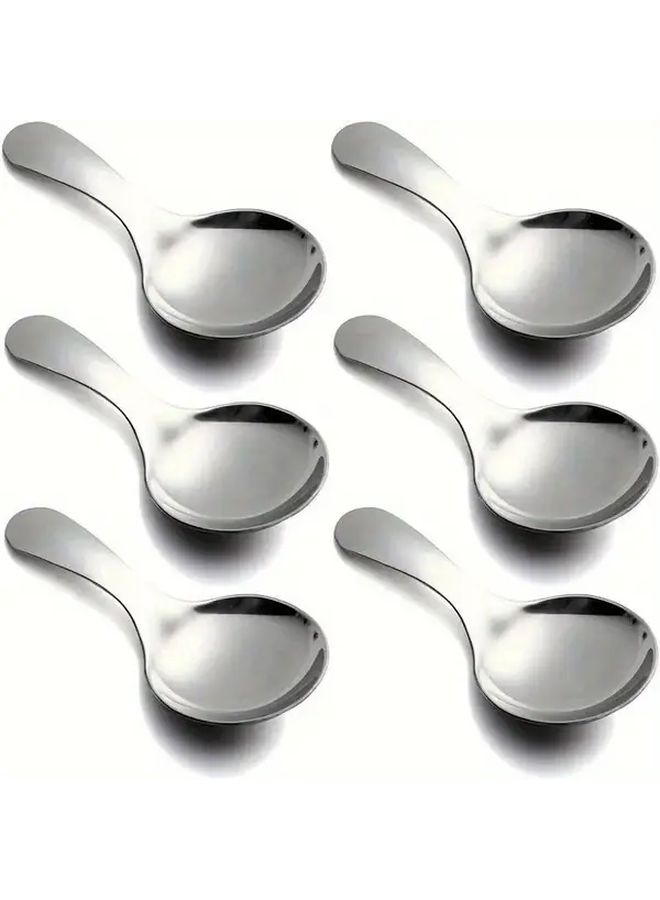 Stainless Steel Mini Spoons 3pcs Slivery For Coffee Salt Condiments Stirring - Image 2