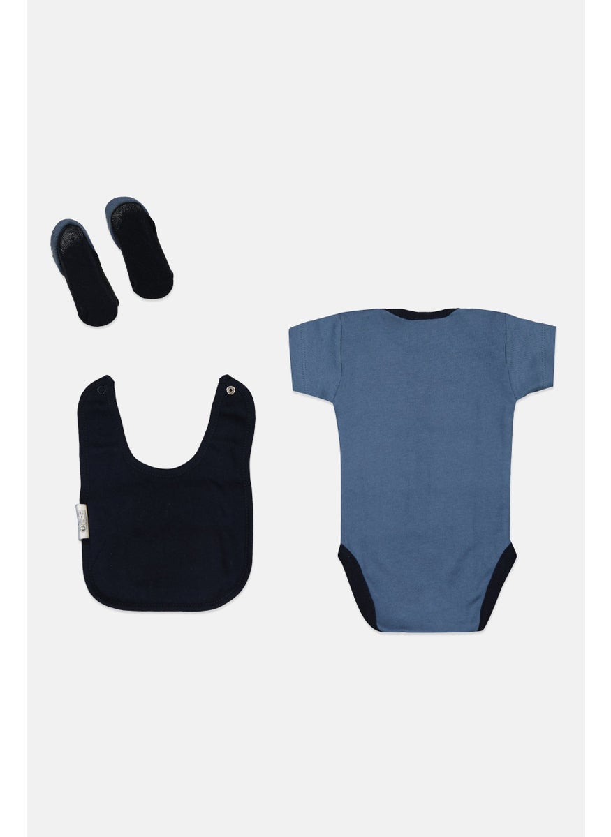 Ellesse Toddlers Boy 3 Piece Graphic Printed Infant Set,  Navy Blue Combo  - Image 2
