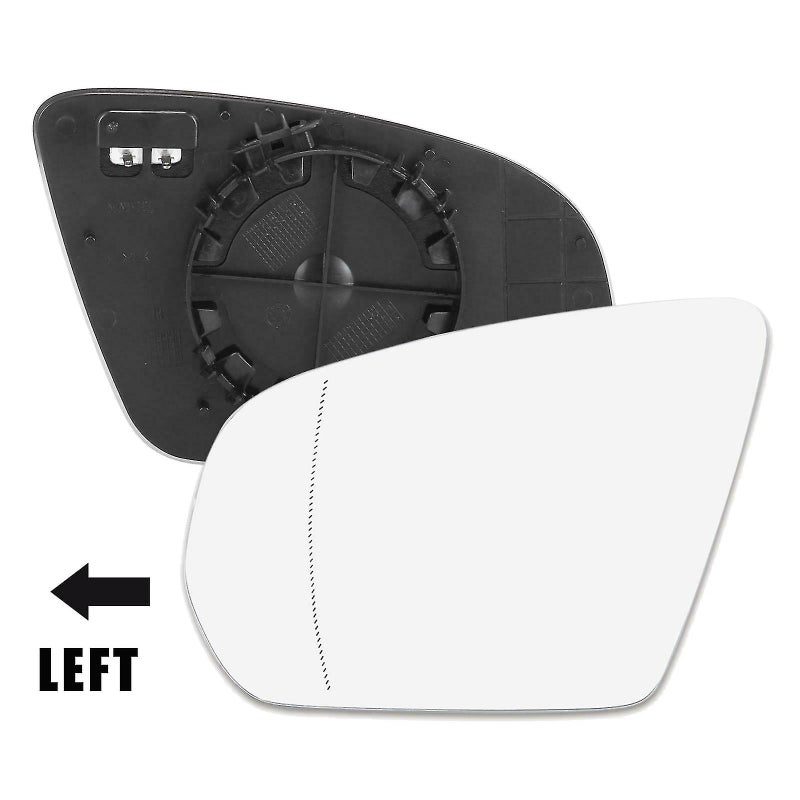 Heated Mirror Glass: 2013-Present Compatibility, Quick Defrost, Anti-Dazzling Tint - Wide Angle Aspherical Glass for Vehicle Night Driving & Rainy Day Visibility - Image 3