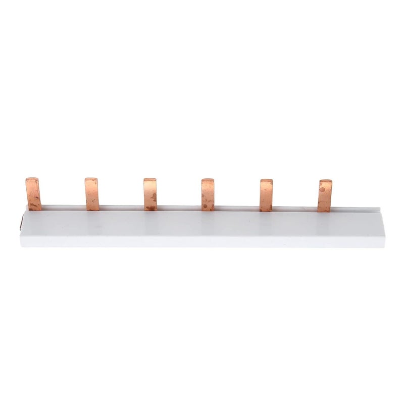 نوع PIN قضيب نحاسي 6 طرق نحاس نقي PVC قاطع دائرة قضيب توزيع الكهرباء كتلة توزيع الطاقة - Image 1