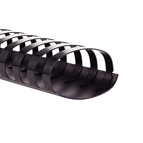 GBC عمود الربط GBC / الحلزوني / الملف ، قطر 2 بوصة ، سعة 500 ورقة ، CombBind ، أسود ، 50 عبوة (4200022) - Image 1