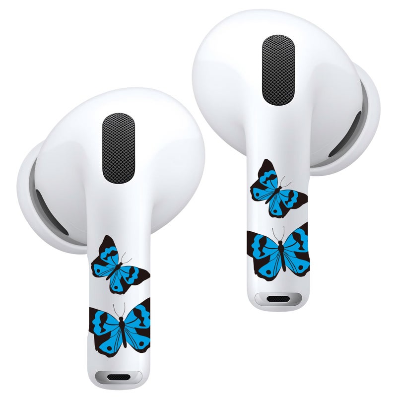 RockMax for AirPods 4 Skin, Cute Decal Sticker for Air Pods 4th Gen, Compatible with Butterfly AirPod Case 2024, Durable Tattoo Wrap, Easy to Identify, Also Fits AirPods Pro 1/2/3, AirPods 1/2/3 - Image 1