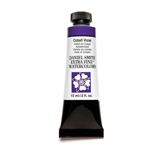 DANIEL SMITH Extra Fine™ Watercolor Paint, 15ml, Tube, Cobalt Violet Deep, 0.5 fl oz, (Pack of 1) - Image 1