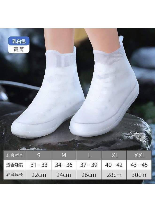 Rain Boots For Men And Women, Waterproof Rain Boots Covers For Snow, Non-slip, Thickeneded And Wear-resistant, Kidsren's Silicone Rain Boots Covers, Medium And High Water Shoes