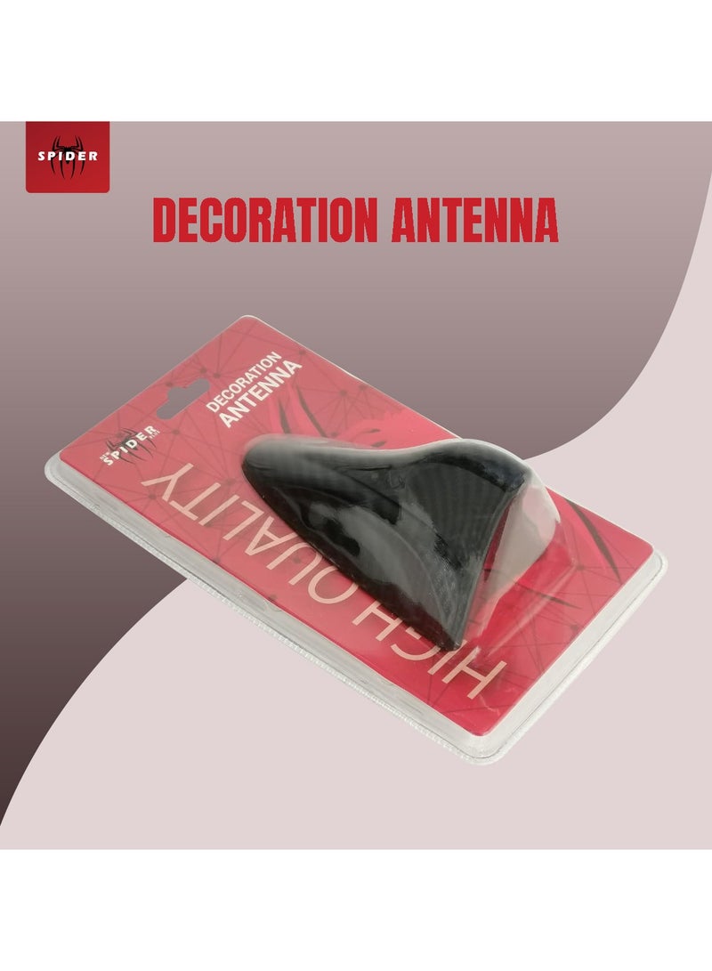 SPIDER Car Antenna Carbon Fiber Design Stylish Decoration Fancy Antenna Car Roof Shark Fin Antenna - Image 1
