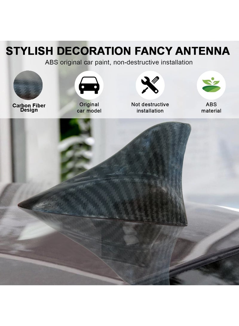 SPIDER Car Antenna Carbon Fiber Design Stylish Decoration Fancy Antenna Car Roof Shark Fin Antenna - Image 3