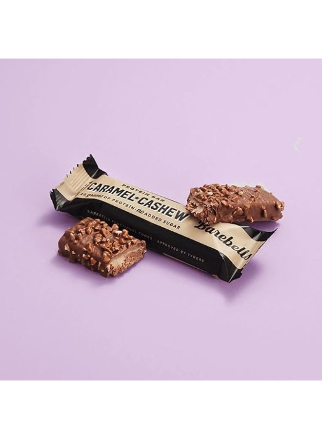 Barebells Protein Bar - Caramel Cashew Flavor - for High Protein Snack ( 55g x 12 ) - Image 3