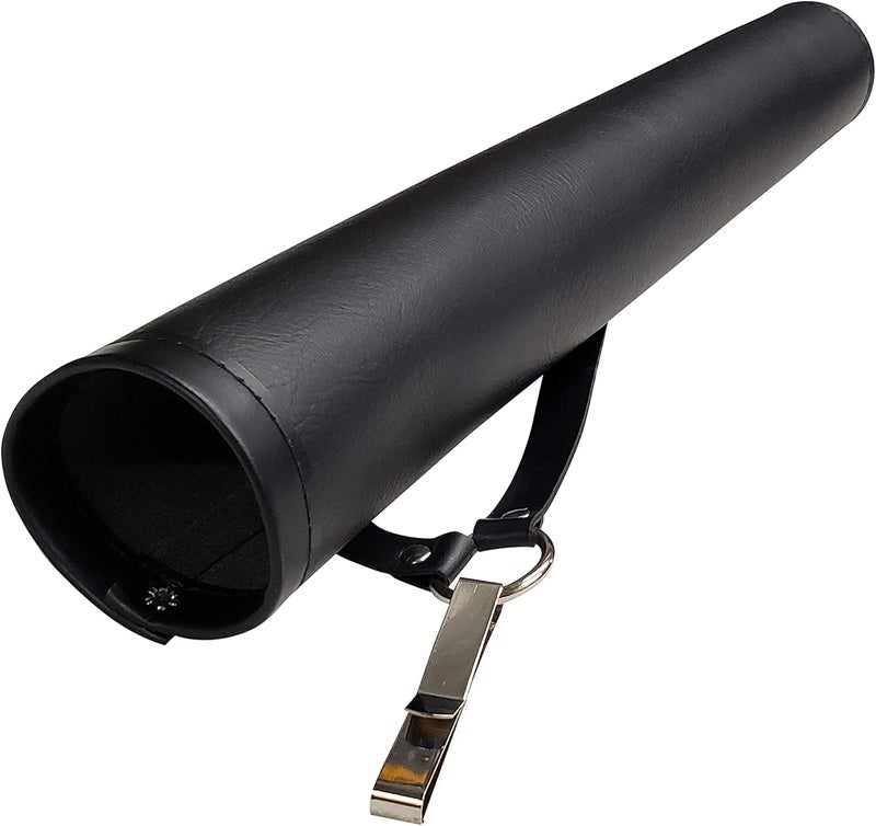 SAS Southland Archery Supply Leather Tube 17" Hip Quiver Arrow Holder with Belt Clip - Image 3