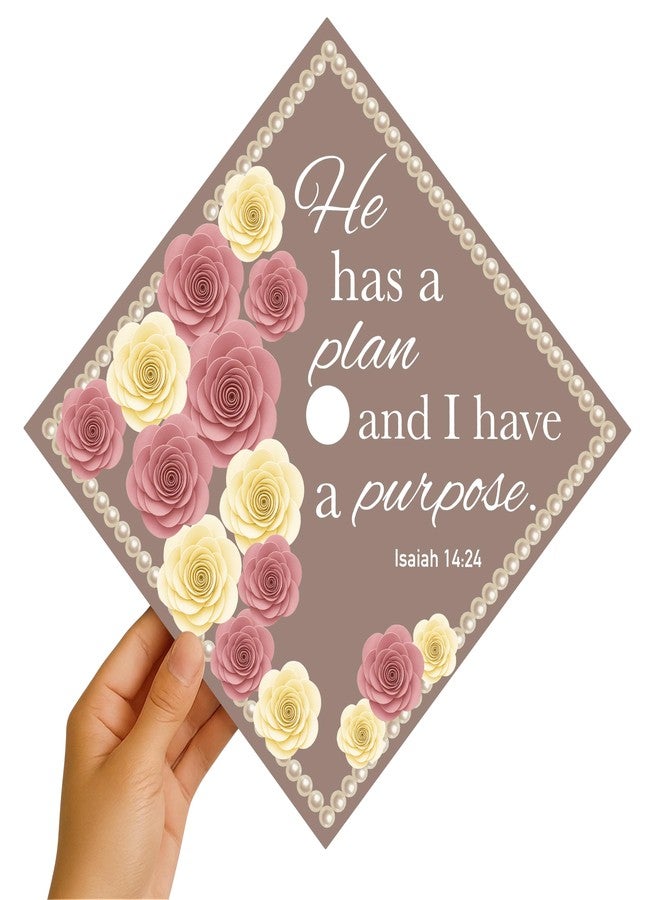 ADVANSYNC He Has a Plan Graduation Cap Topper - Image 4