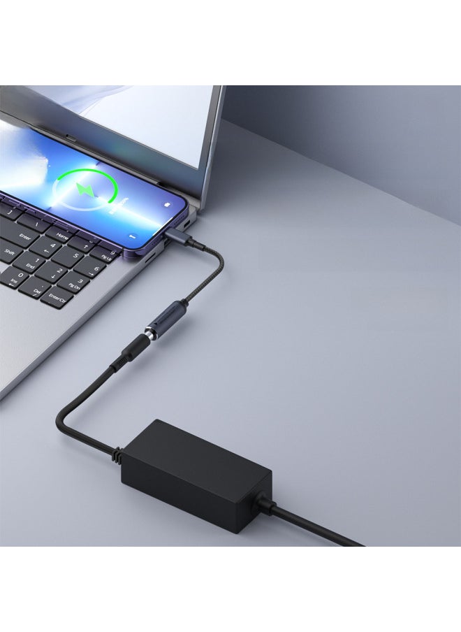 Generic - PD Patch Cord Automatic Recognition 5v9v20vDC Input To Type-c Converter Pd Output 100W Charging-Color:100W 6.0*3.7 Mother To Type-c Short Line - Image 1