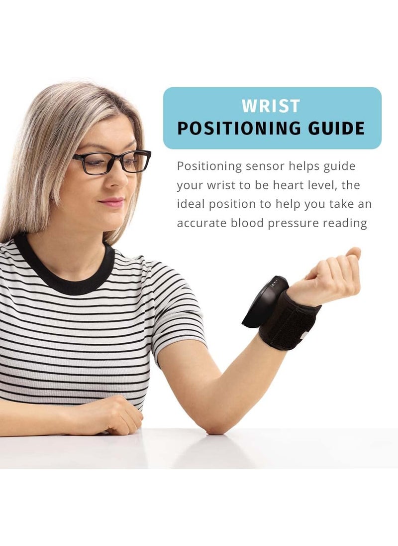 HoMedics HoMedics Premium Wrist Blood Pressure Monitor Clinically Proven Accurate Wrist Positioning Guide AMPM Averaging Irregular Heartbeat Detector Smart Measure Inflation Technology  - Image 4